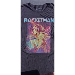 Rocketman Movie T Shirt Black 2X 2019 Musical Drama Film Elton John Rock